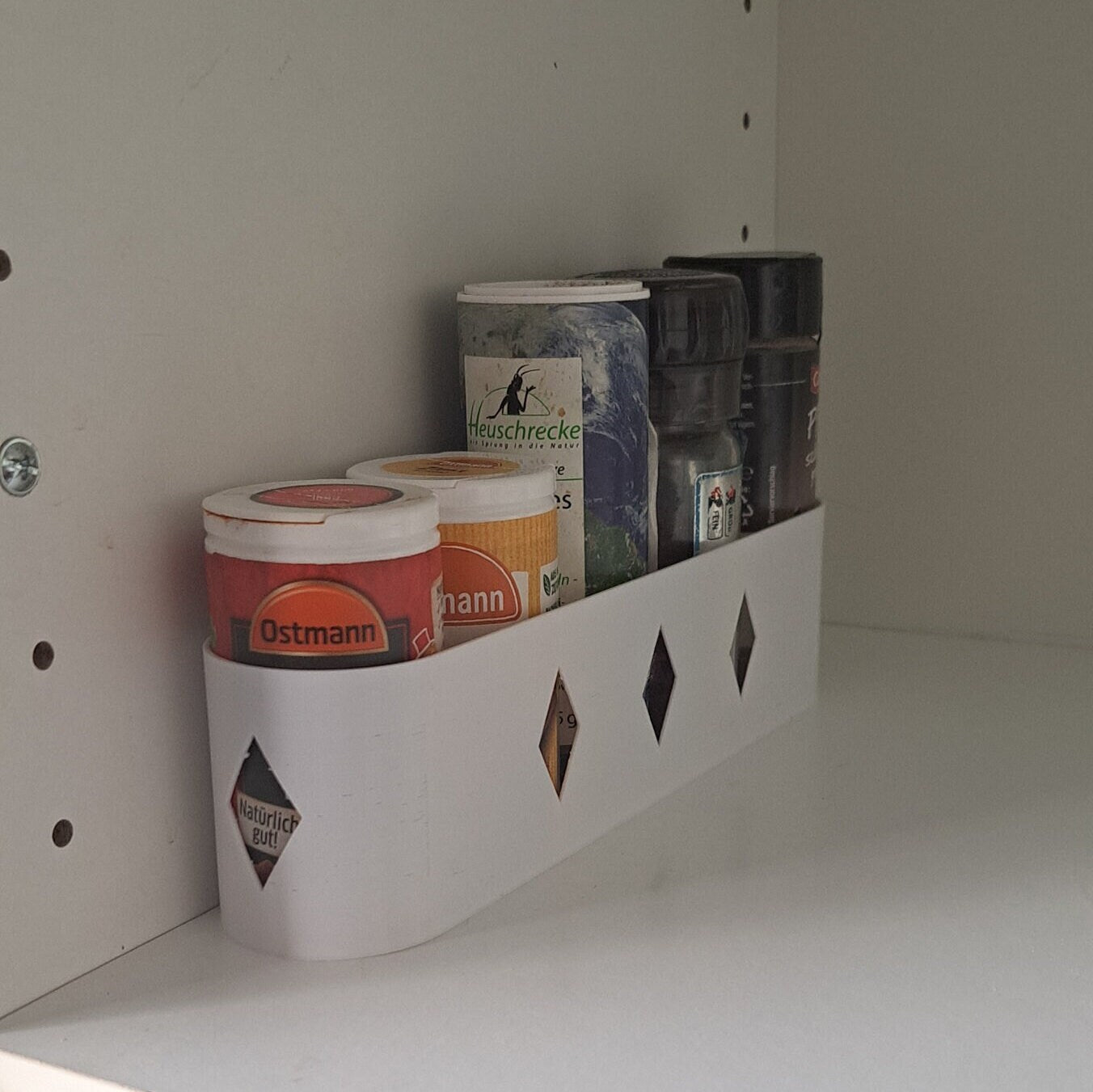 3D Gedruckte Gewürzhalter Schlank und Platzsparend |Küchen Assessoire | Schrank Organisieren | Blickfang | Geschenke
