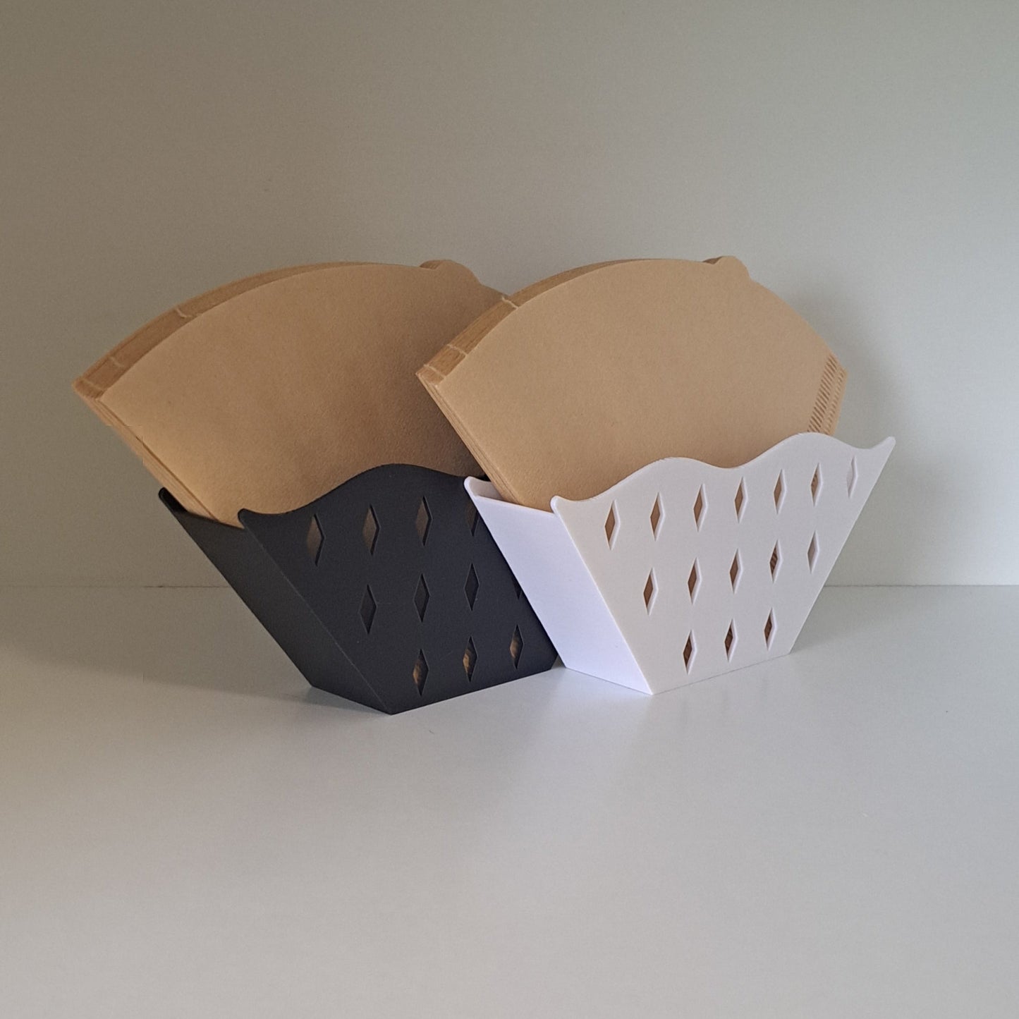 3D Gedruckte Moderne Kaffeefilterhalter für Größe 4 | Küchendeko | Blickfang | Geschenke | Home