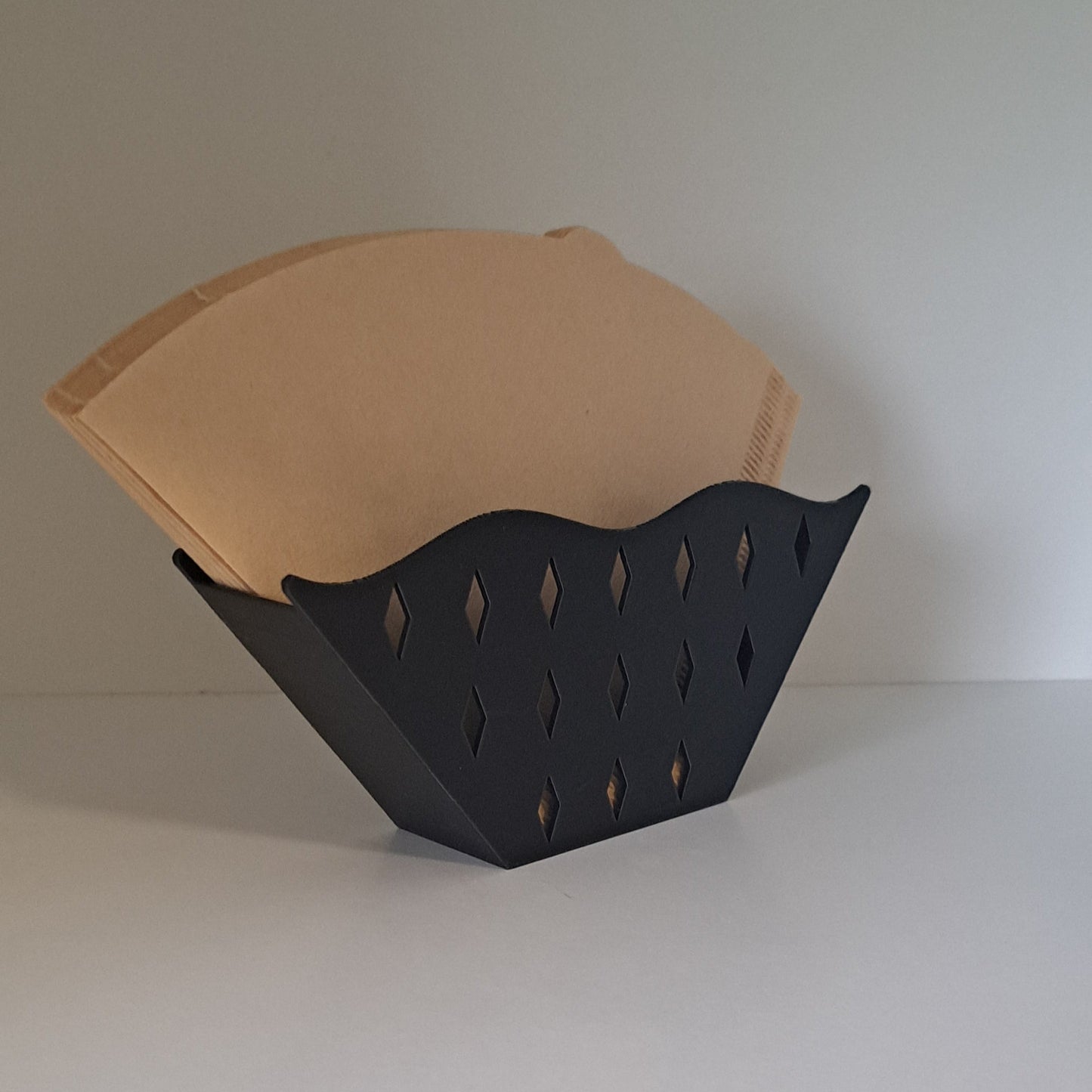 3D Gedruckte Moderne Kaffeefilterhalter für Größe 4 | Küchendeko | Blickfang | Geschenke | Home