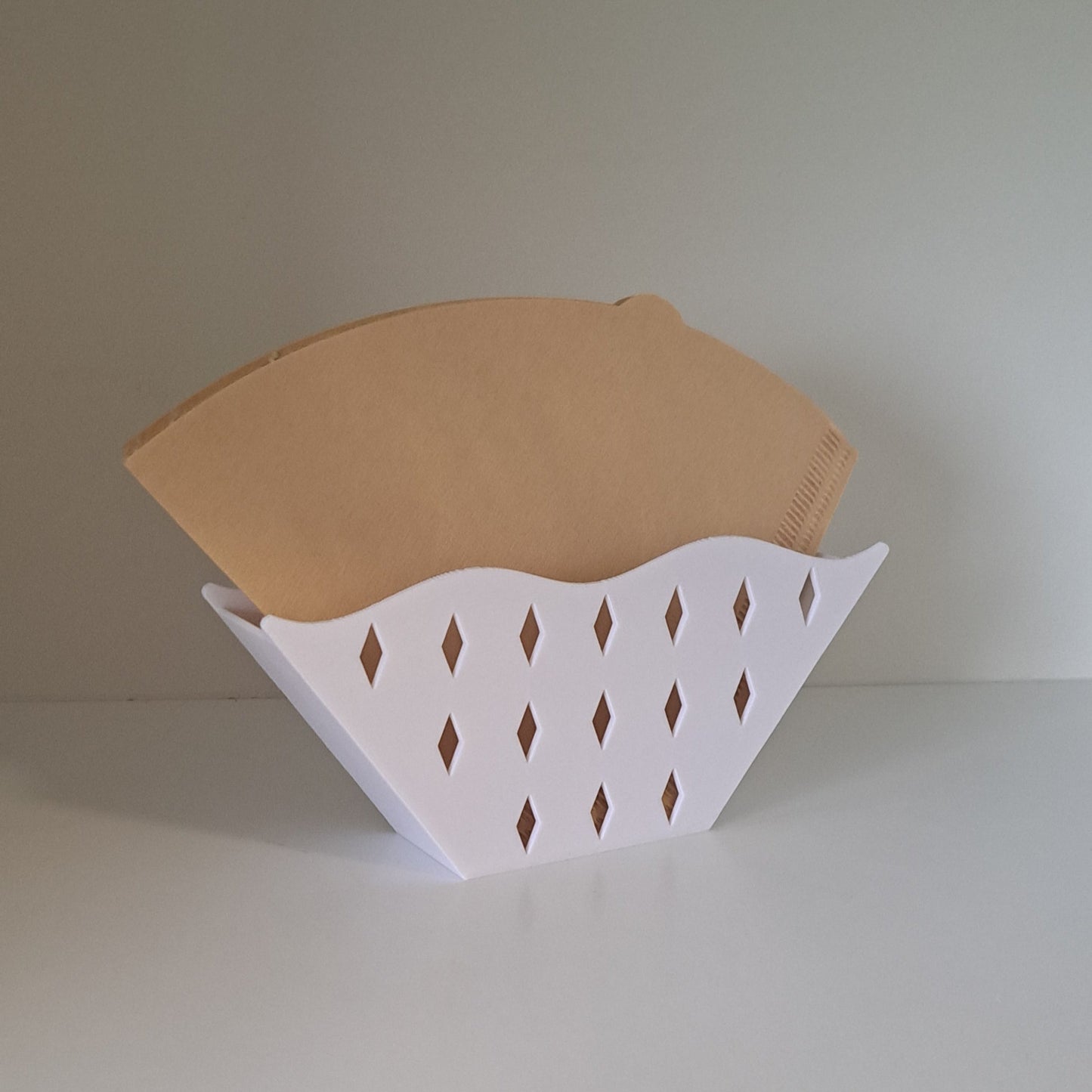 3D Gedruckte Moderne Kaffeefilterhalter für Größe 4 | Küchendeko | Blickfang | Geschenke | Home