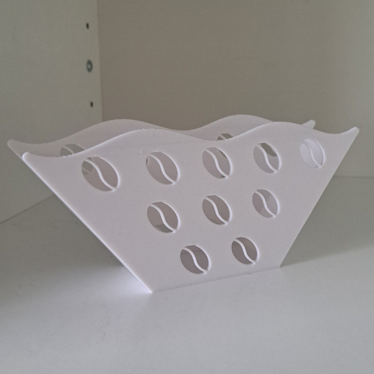 3D Gedruckte Moderne Kaffeefilterhalter für Größe 4 Kaffeebohne | Küchendeko | Blickfang | Geschenke | Home