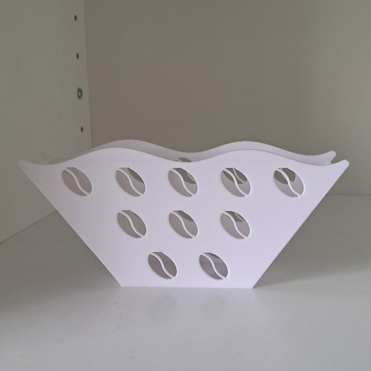 3D Gedruckte Moderne Kaffeefilterhalter für Größe 4 Kaffeebohne | Küchendeko | Blickfang | Geschenke | Home