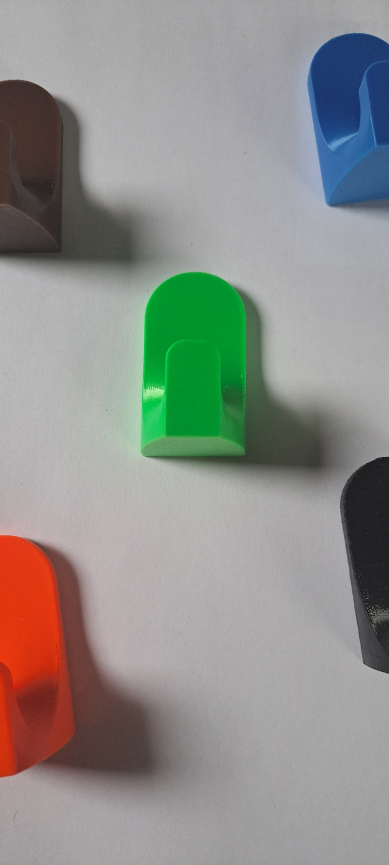 Kleine 3D gedruckte Selbstklebende Wandhaken  – Produktbild 5