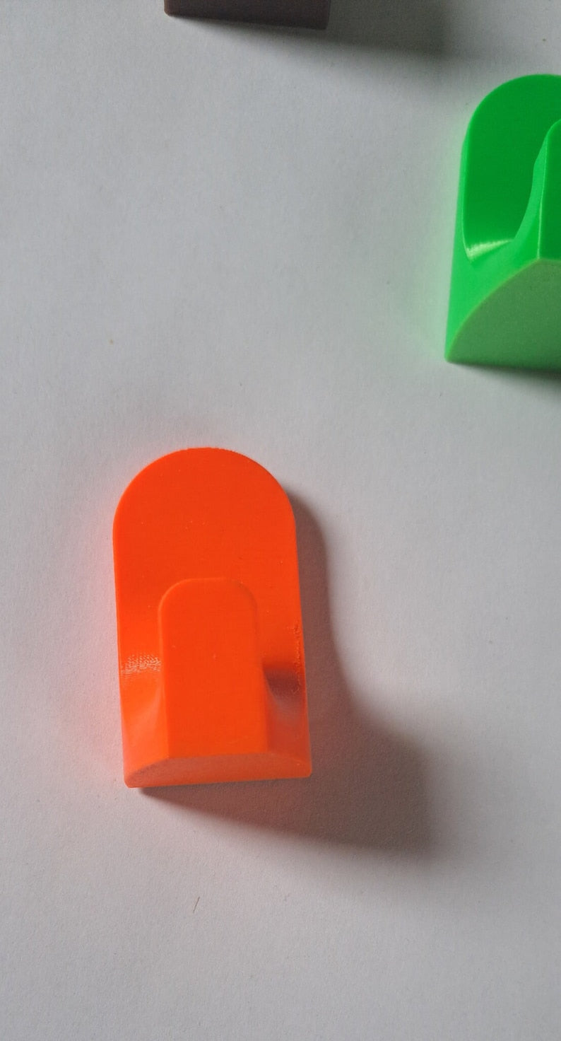 Kleine 3D gedruckte Selbstklebende Wandhaken  – Produktbild 4