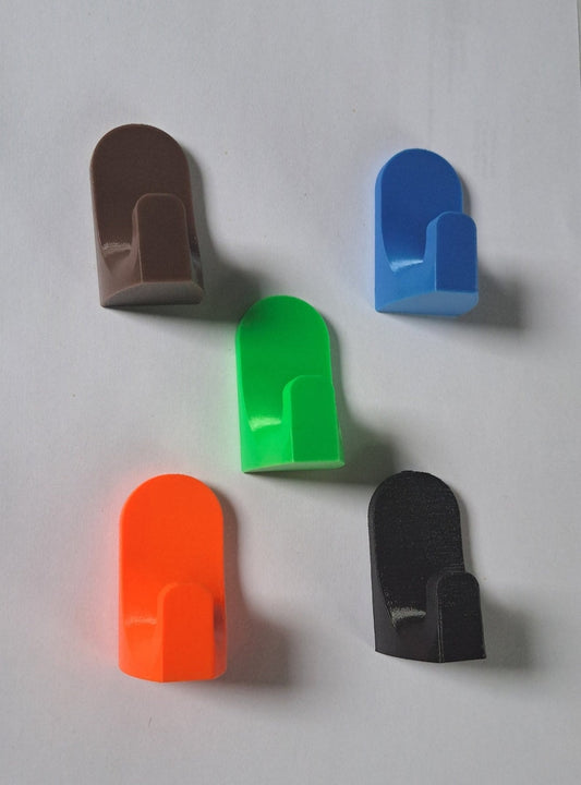 Kleine 3D gedruckte Selbstklebende Wandhaken  – Produktbild 1