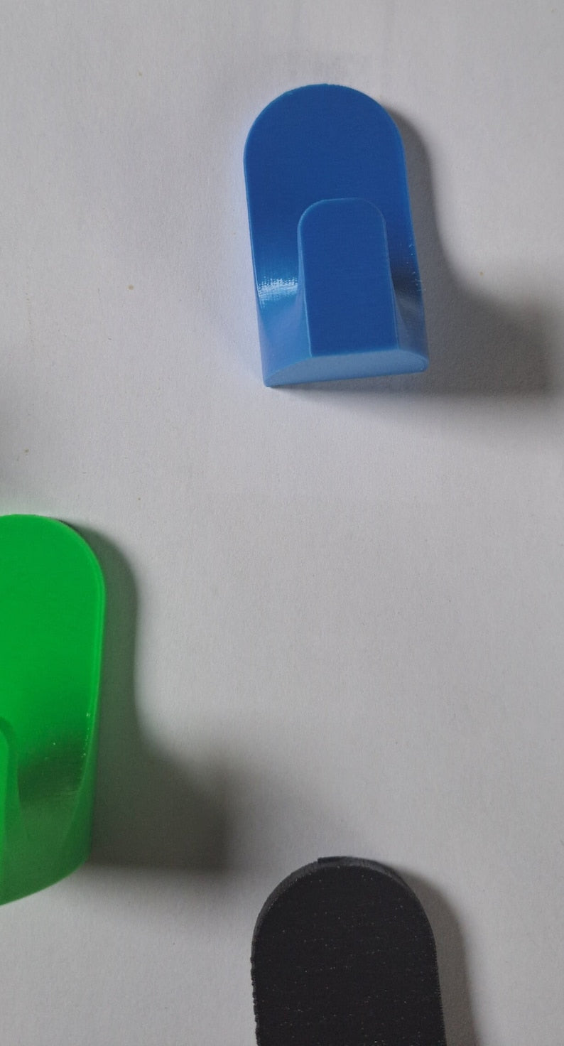 Kleine 3D gedruckte Selbstklebende Wandhaken  – Produktbild 7
