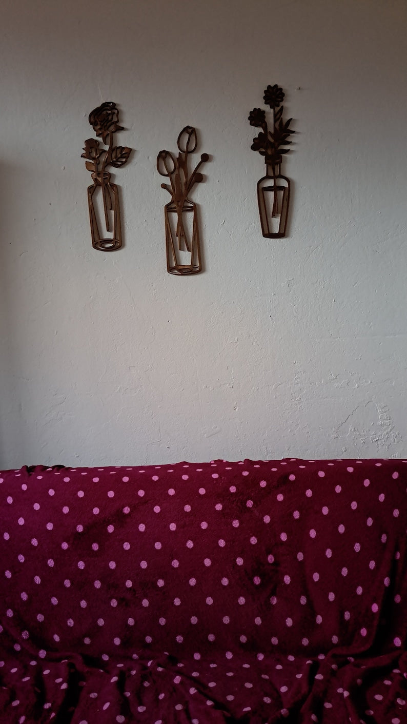 3er-Set 3D Druck Blumenvasen  – Produktbild 2