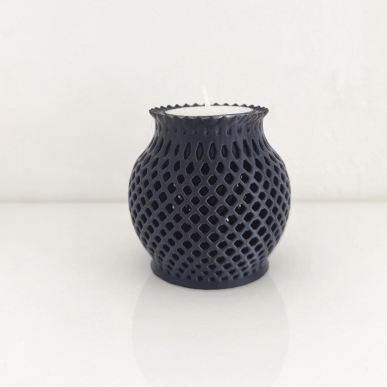 3D-gedruckter Teelichthalter – Produktansicht 4