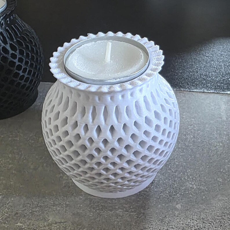 3D-gedruckter Teelichthalter – Produktansicht 2